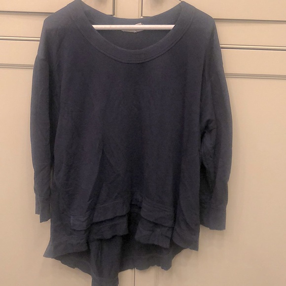 Wilt longsleeve Navy lightweight cotton hi-low tshirt. Good+ condition. Size M. - Picture 1 of 1